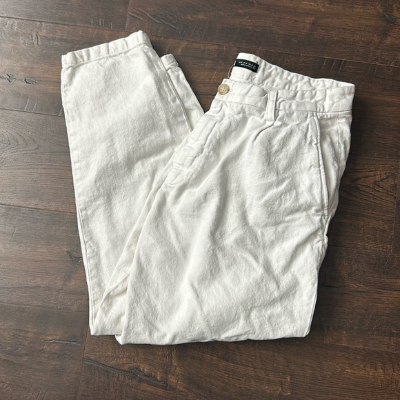 White Zara jeans 5964/260 size 32 #A34 - Picture 1 of 4